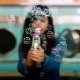 Girl blowing bubbles